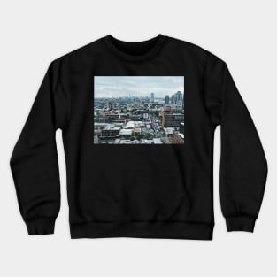 View of Brooklyn and City Skyline from High Crewneck Sweatshirt